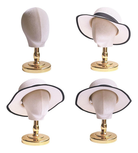Soporte Para Guardar Pelucas, Base Resistente Soporte Dorado