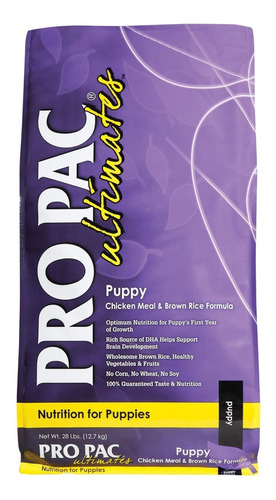 Comida Perro Pro Pac Ultimates Cachorro 12kg  + Envío