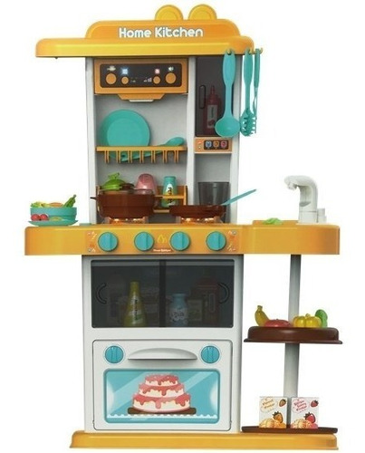 Set Cocina De Juguete Infantil 72cm Agua Sonidos Y Luz 