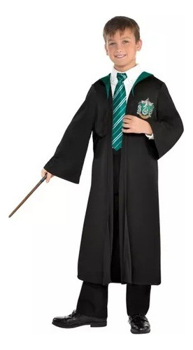 Disfraz Mago Casas Slytherin / Ravenclaw - Dia Del Libro - Cuento - Idioma - Saga. Para Niños Y Niñas / Feco