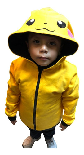 Imagen 2 de 6 de Sudadera Niño Pikachu - Envío Incluido
