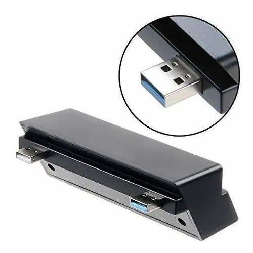 Hub Usb De 5 Puertos Para Ps4 Slim Solo Usb 3 0 2 0 Con...