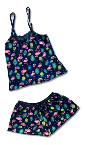 Kit C/3 Baby Doll Short Pijama Menina Moça Infantil Juvenil 