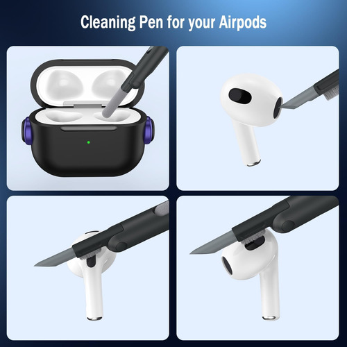 R-fun Funda Para AirPods De 3.ª Generación Con Bloqueo Segur