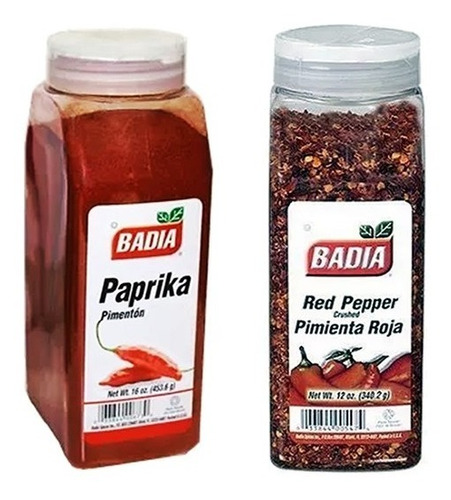 Badia Paprika Y Pimienta Roja En Escamas - g a $49
