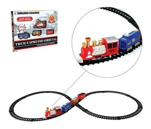 Ferrorama Expresso Trem Locomotiva Trenzinho Eletrico 