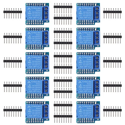 Juego De 10 Mini Módulos De Relé De 5v, Módulo De Re...