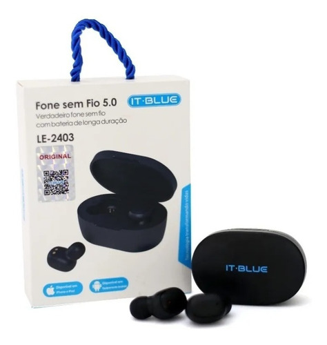 Fone Bluetooth 5.0 - Premium - It Blue Sem Fio