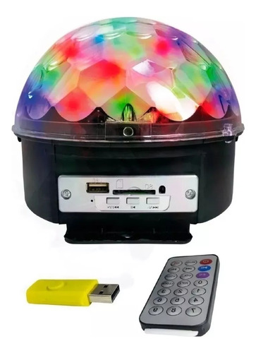 Decoración Navideña Esfera Con Luces Y Memoria Usb Proyector