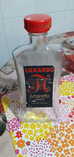 Botella De Licor Luxardo Amaretto Vacía 750 Ml 