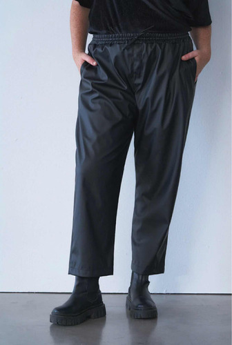 Pantalón Jogging De Cuerina Talles Grandes /especiales