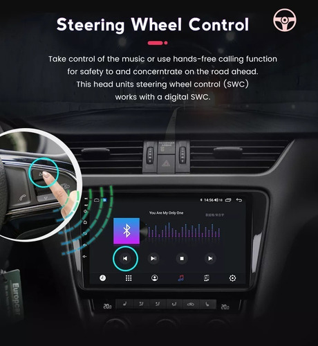 Autoradio Android Con Carplay Y Android Auto - 4 Ram + 64 Gb