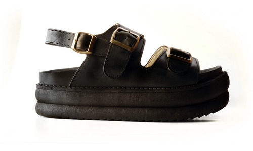 Sandalias Zapatos Suecos Plataforma Mujer Cuero Birken