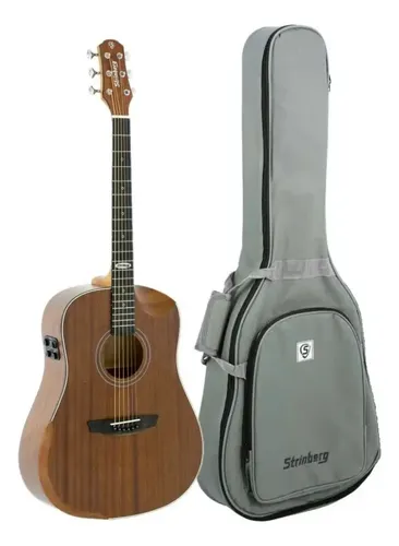 Violão Eletroacústico Strinberg Galaxy SD301 MGS 6 Cordas Mahogan...