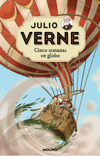 Cinco semanas en globo, de Verne, Jules. Serie Molino Editorial Molino, tapa blanda en español, 2022