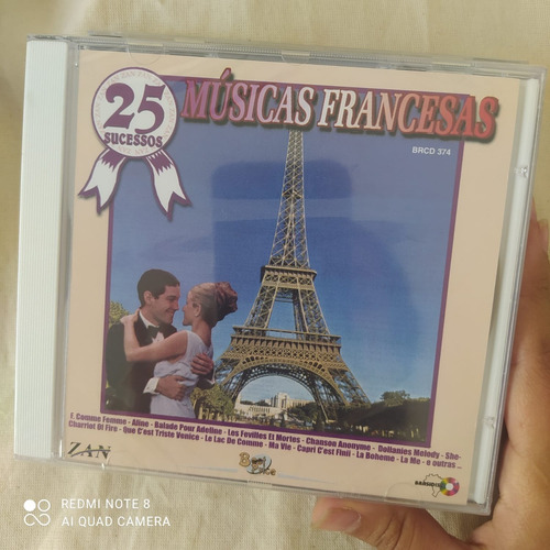 Cd 25 Sucessos - Musicas Francesas ( Lacre De Fábrica)