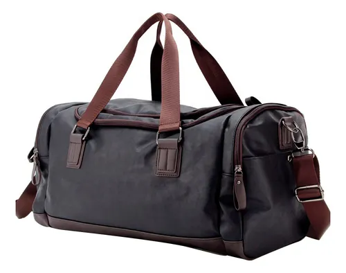 Bolso De Viaje Mujer Bolsos De Cuero Hombre Eco Bolsos Viaje De Mano Cabina  Carry On Deportivo Gym Bolso Negro Mujer 228