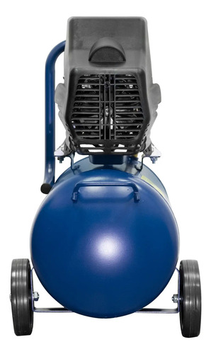 Compresor De Aire Eléctrico Lubricado 40l, 1.5hp, 127v Foy Azul 60 Hz Monofásica