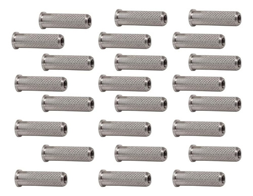 Fulanfudi 24pcs Inserciones De Aluminio Con Base De Tiro Con