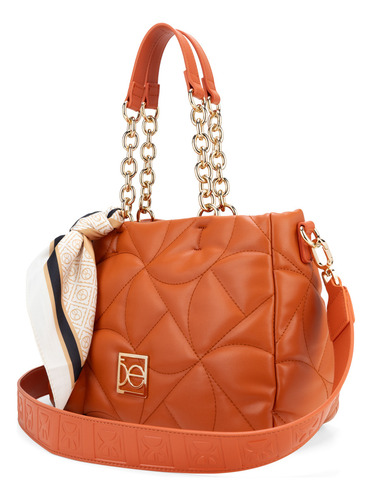 Bolsa Satchel Cloe Onsamy I Mediano Color Marrón