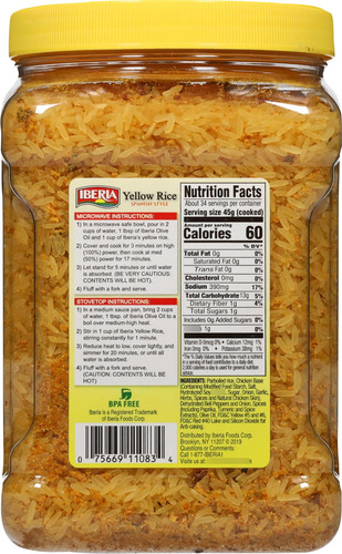 Arroz Amarillo Estilo Español 1.54 Kg