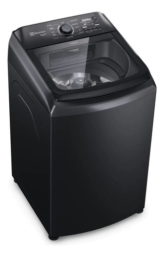 Máquina de Lavar Electrolux 14,5kg Preta Efficient Cesto Inox, Jet&Clean e Filtro Fiapos (LEP15)