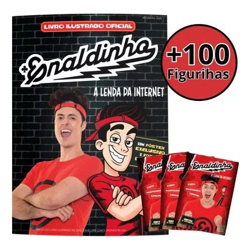 Kit Álbum Do Enaldinho + 100 Figurinhas A Lenda Da Internet