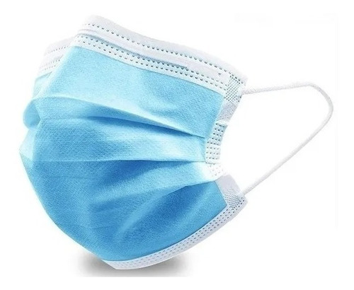 Barbijo Con Elástico Clip Nasal X100 Termosellado A Nmat