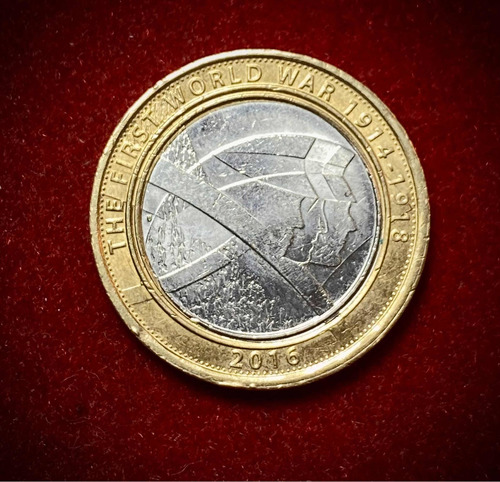 Moneda 2 Libras Inglaterra 2016 Ejercito Británico Uc 124