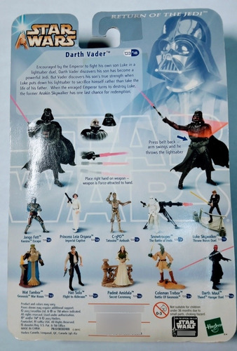 Figura Star Wars Return Jedi Darth Vader Throne Room Duel (Usado)