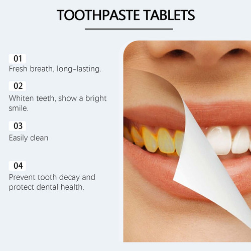 Os Comprimidos De Creme Dental P Purple Clareiam As Manchas