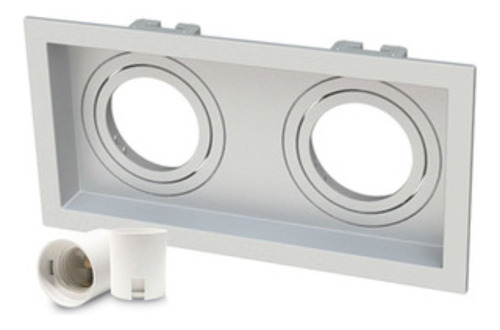 Kit 13x Spot Embutir Recuado Save Energy 2 Par20 Duplo Click