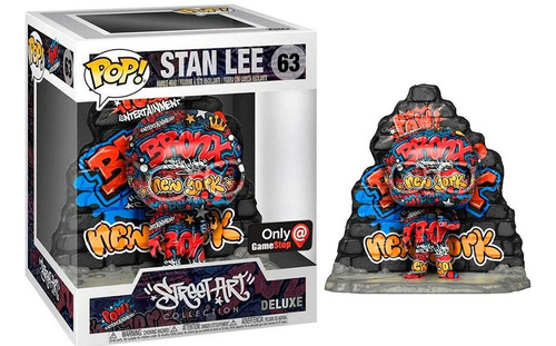 Funko Pop! Street Art Collection Stan Lee 63 Gamestop Exclus