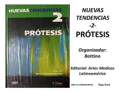 Libro Prótesis -nuevas Tendencias 2- Artes Medicas Lat.