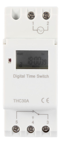 Control Electrónico Programable Time Thc 30a Digital R De 12