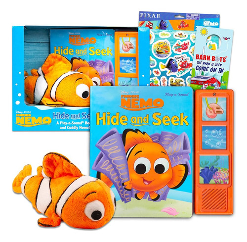 Disney Pixar Crenstone Exclusivo Buscando A Nemo Libro Del E