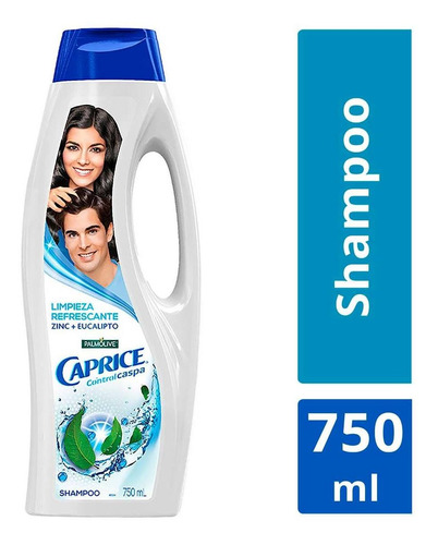 Shampoo Caprice Control Caspa Zinc + Eucalipto 750ml