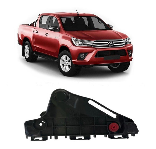 Soporte Paragolpe Delantero Hilux 2016 2017 2018 4x2 Izquier