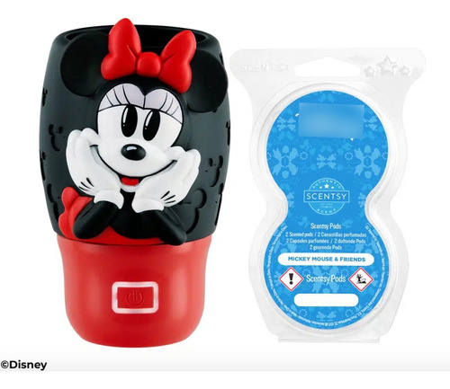 Disney Minnie Mouse  Scentsy Wall Fan Diffuser With Light