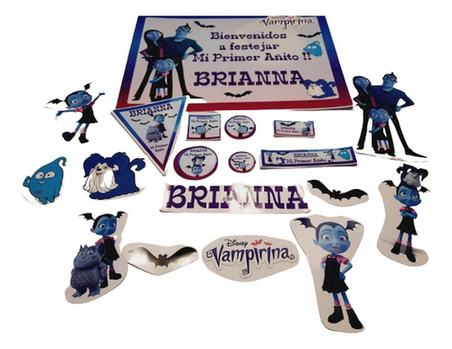 Vampirina Kit Cumpleaños Impreso Y Cortado