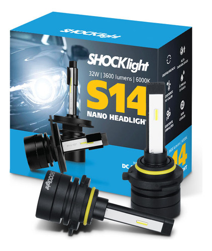 Lampada Led Encaixe Hb4 12v 32w Shocklight Headlight S14