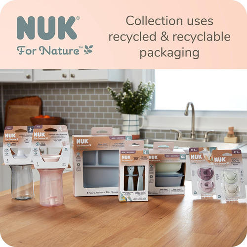Chupete Nuk For Nature Simply Natural, De Silicona, 0-6 M