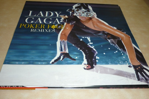 Lady Gaga Poker Face Remixes Vinilo Blanco 10 Puntos Jcd055