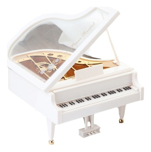 Caja De Música Clásica Bailarina Giratoria Piano Musical Bo