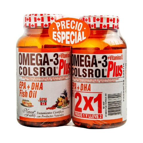 Omega 3 Plus Colsrol 100 Softgel.2x1