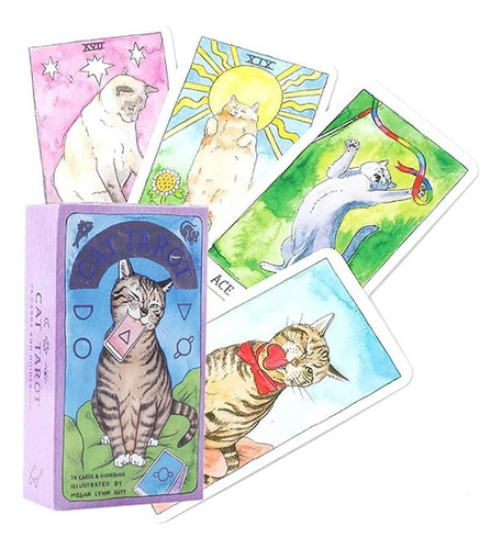 Gatos De Tarot De 78 Cards Para Amantes De Gatitos