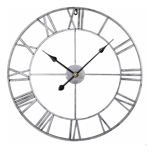 Reloj De Pared Redondo Con Números Romanos De 16 Pulgadas, E