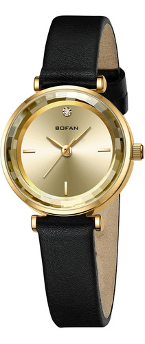 Reloj De Pulsera Bofan Para Mujer Con Esfera De Diamantes, B