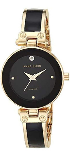 Anne Klein - Reloj De Pulsera Con Esfera De Diamante Auténti