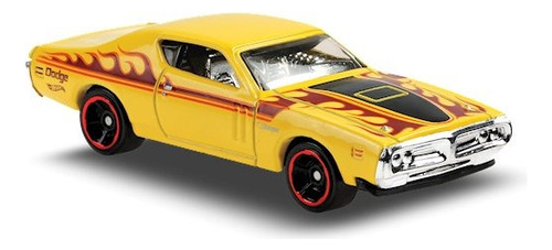 Dodge Charger 1971 Yellow Flames Hot Wheels